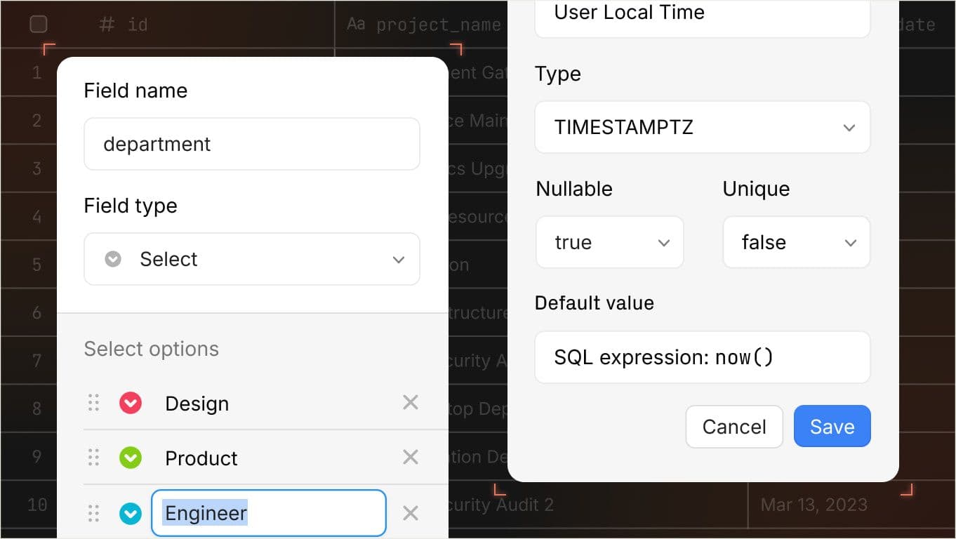 Build apps and manage data, in one place