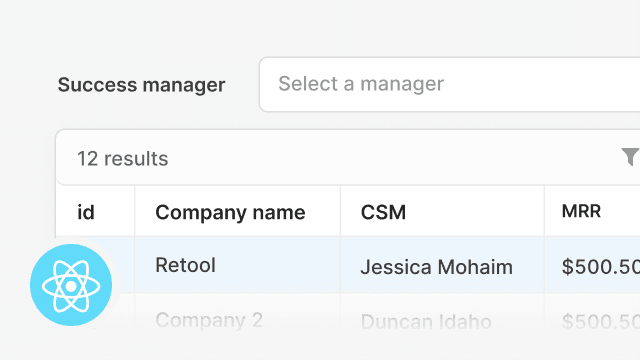 Use pre-built React components instead of starting from scratch