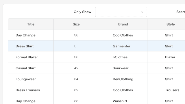 Sharing economy inventory management