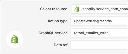 Build custom internal apps on top of Shopify