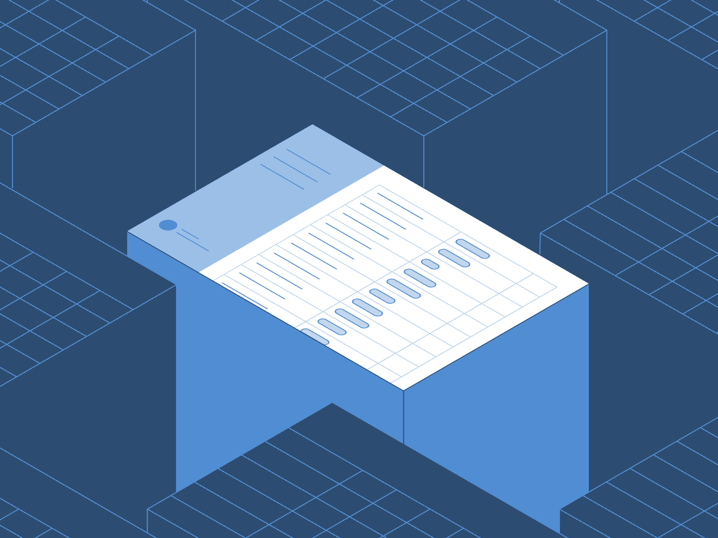 abstract illustration of a Retool app