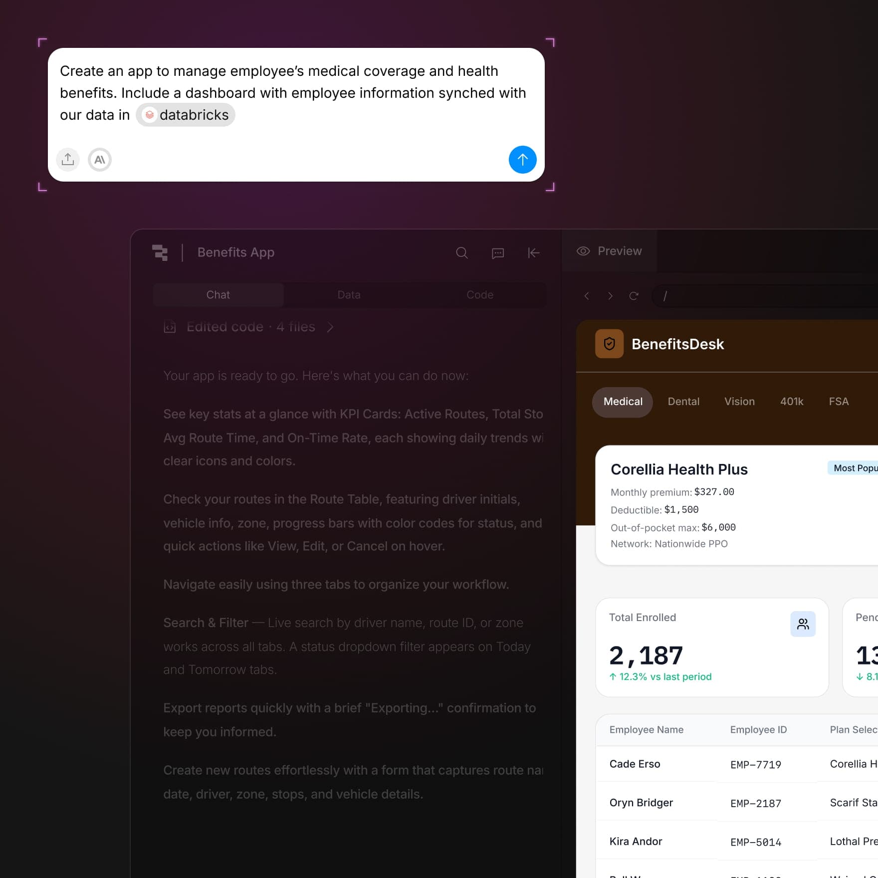 Product screenshots demonstrating how to build Retool apps with AI