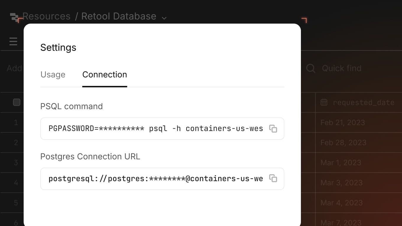 Access your database from anywhere