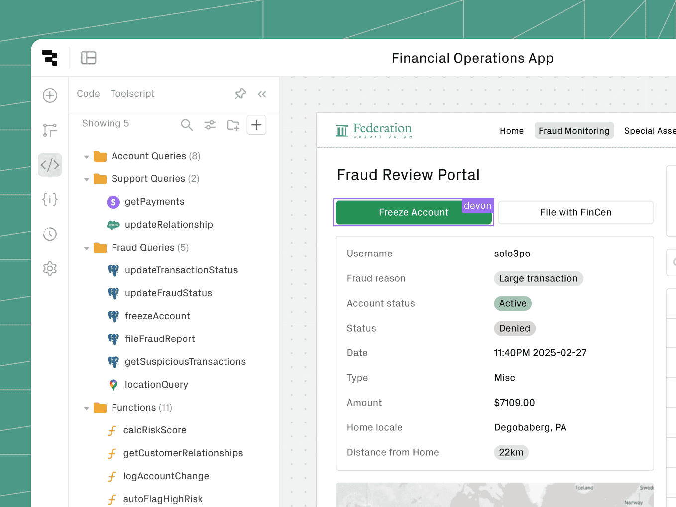 Build your first custom tool in hours, not weeks