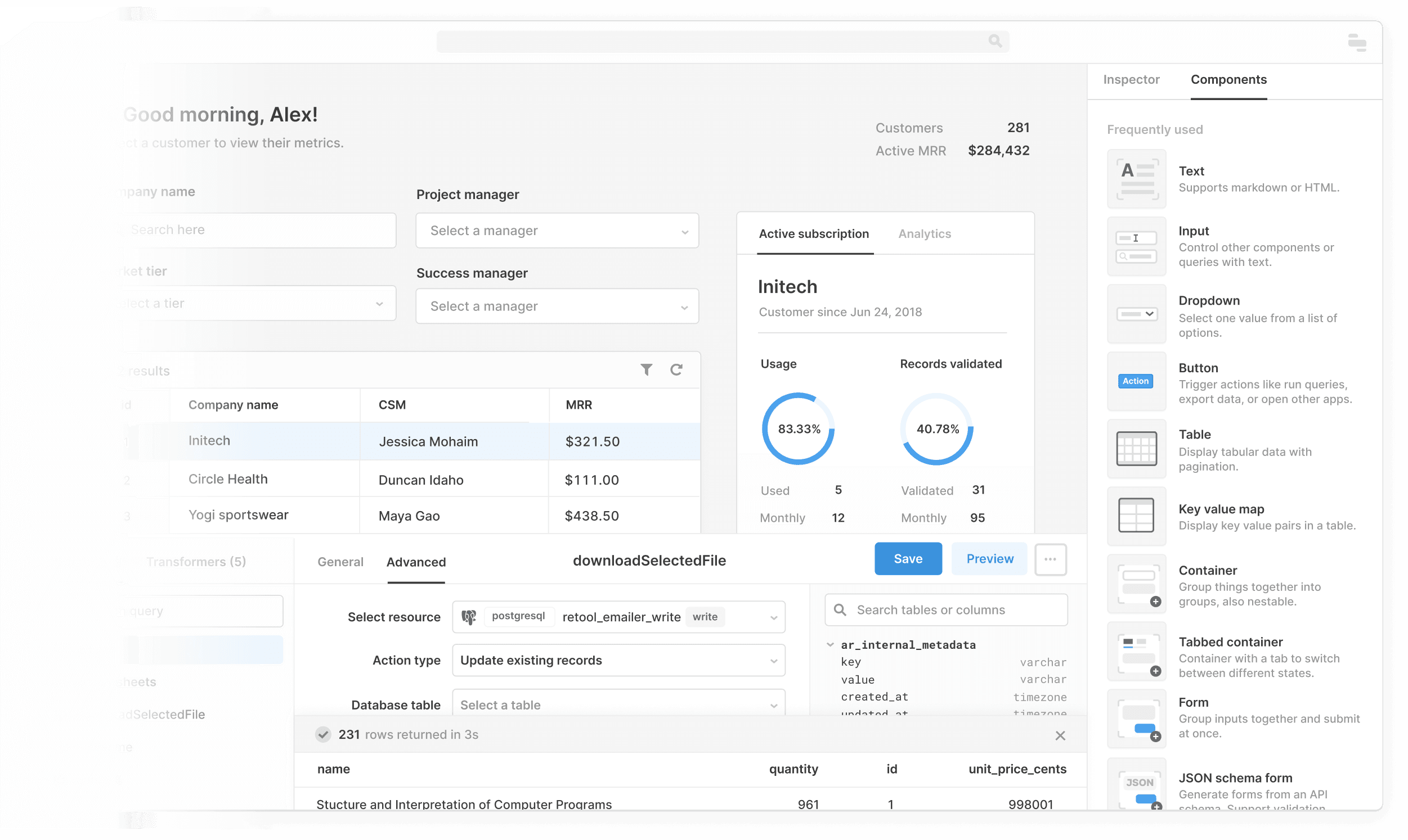 Build an Angular app 10x faster in Retool
