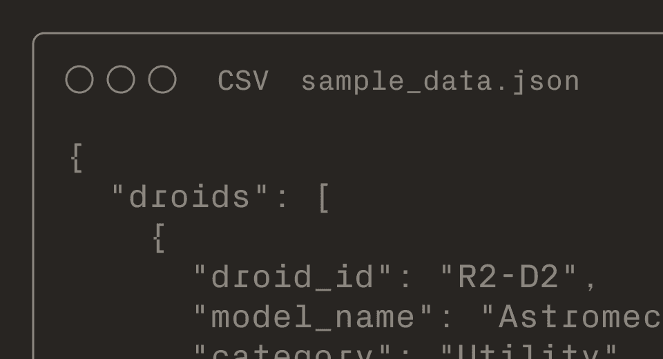 Convert CSV to JSON Utility Icon